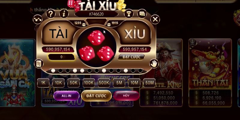 Tài Xỉu là trò chơi kinh điển tại casino 